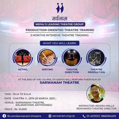 3 Months Intensive Theatre Training