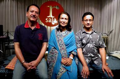 पलेँटी उत्सवमा दिपक, कुन्ती र आभास