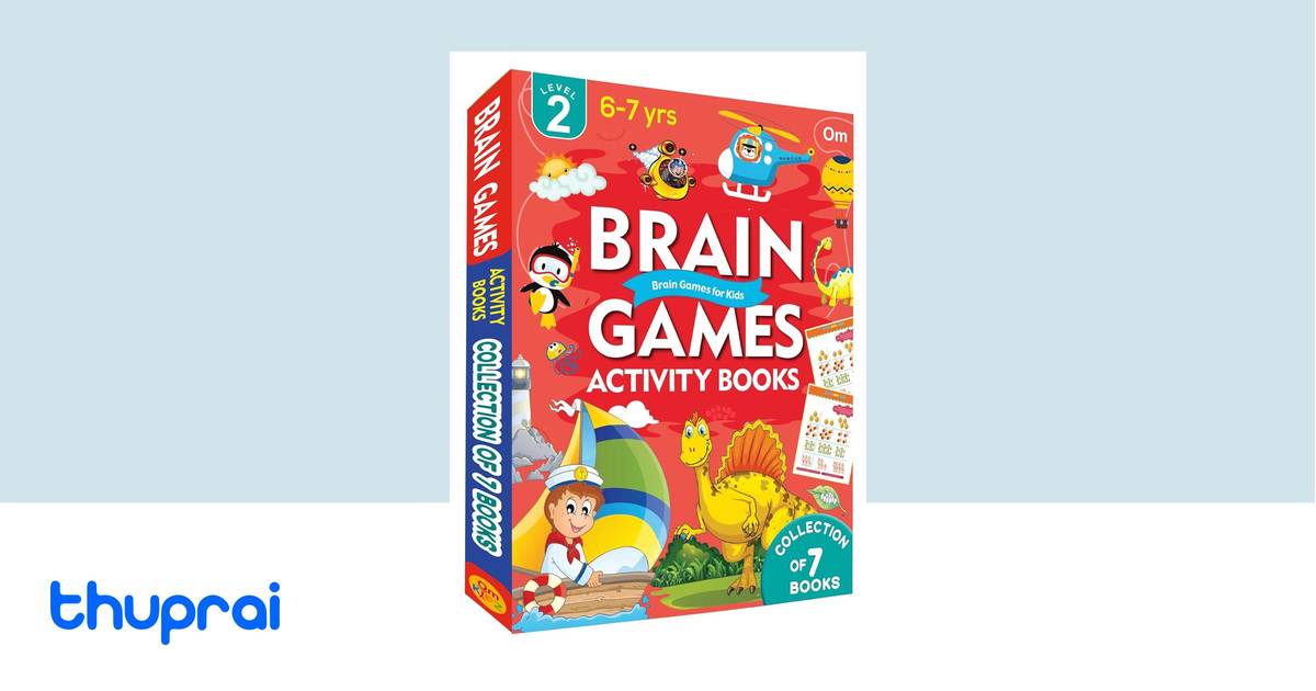 Om Books International  Brain Games Activity Book Level 2 : Book-7