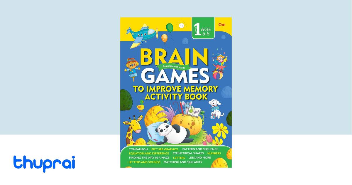 Om Books International Brain Games Activity Book Level 1: Binder 1 main image 0