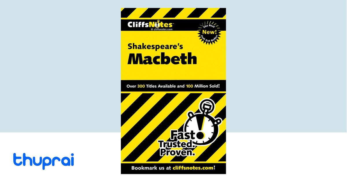 CliffsNotes on Shakespeare's Macbeth by Alex Went - Buy in Nepal | Thuprai