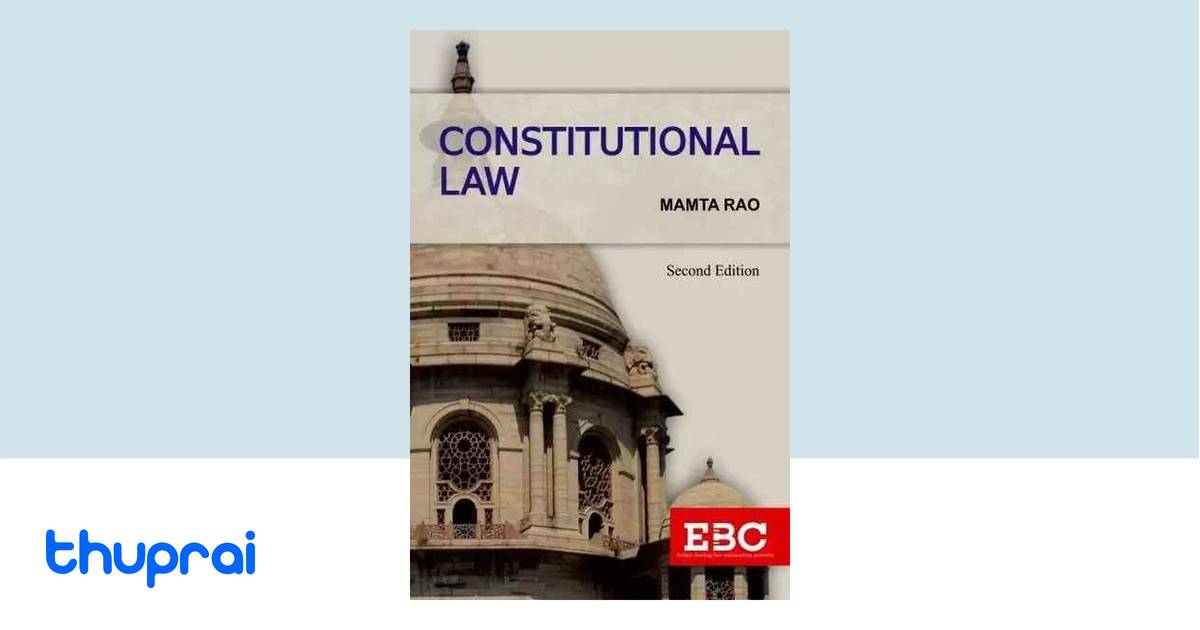 Buy Constitutional Law By Mamta Rao in Nepal | Thuprai