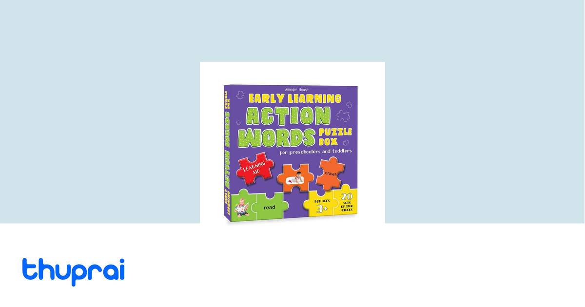 Buy Early Learning Action Words Puzzle Box For Preschoolers And ...