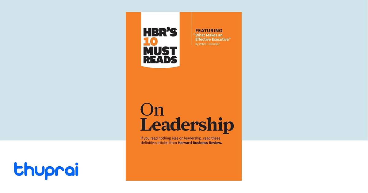 Buy hbr s 10 must reads in nepal thuprai