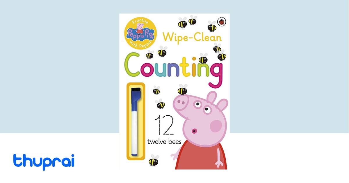 Peppa Pig Practise Wipe Clean Counting by Na - Buy in Nepal | Thuprai