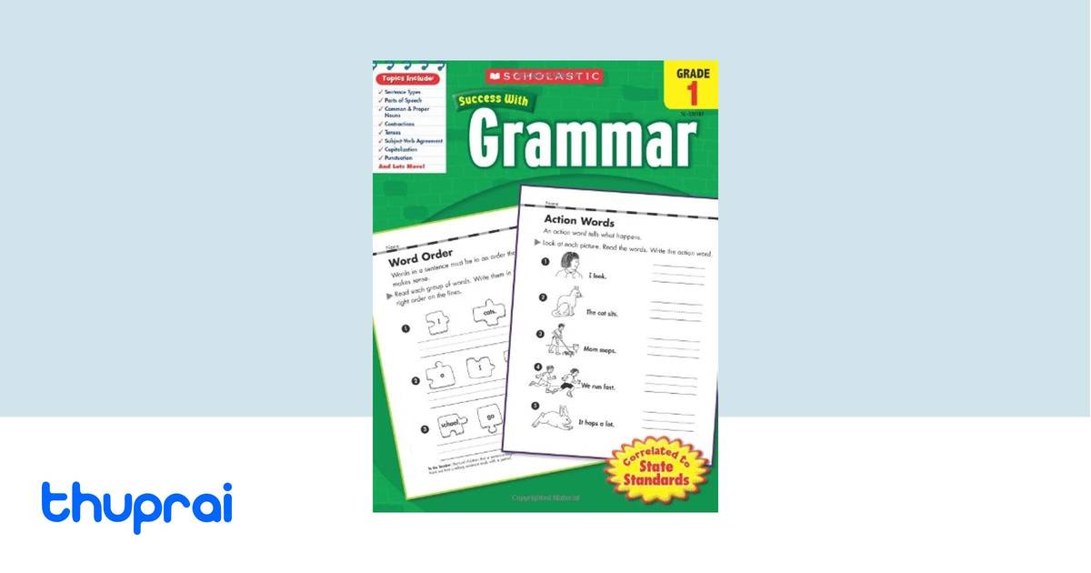 Buy Scholastic Success With Grammar, Grade 1 in Nepal | Thuprai