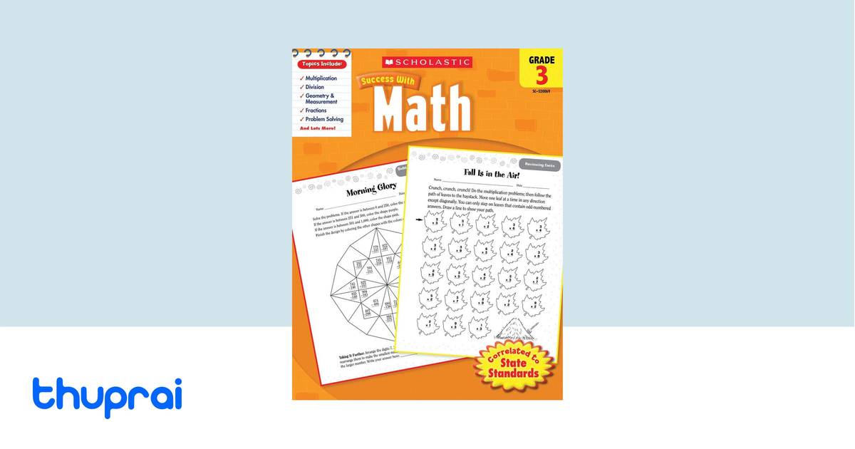Scholastic Success with Math, Grade 3 by Scholastic - Buy in Nepal ...