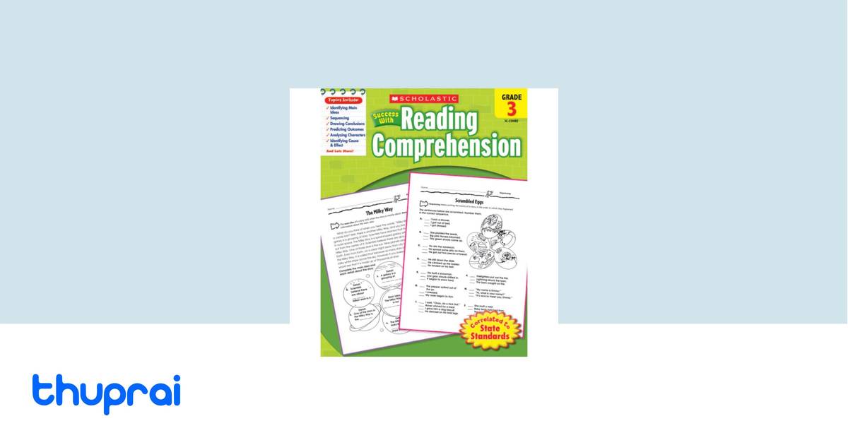 Scholastic Success With Reading Comprehension Grade 3 By Scholastic