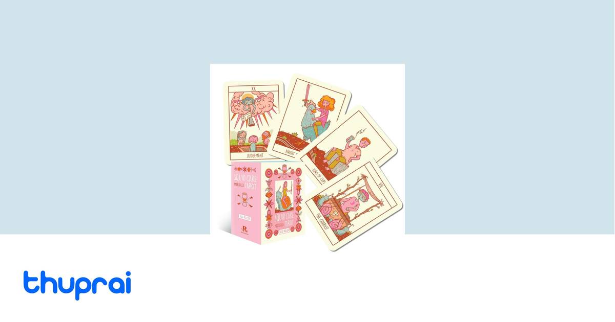 Squid Cake Marseille Tarot (78 Gilded Cards and 184Page Guidebook)