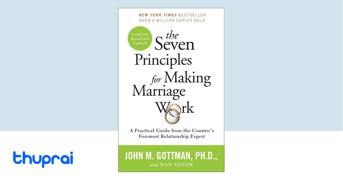Buy The seven principles for making marriage work in Nepal | Thuprai