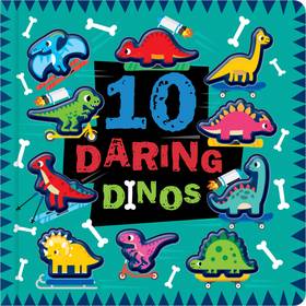 10 Daring Dinos's front cover