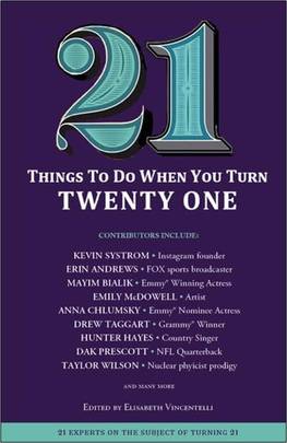 21 Things to Do When You Turn 21 - 21 Achievers on How to Make the Most of Your 21st Milestone Birthday (Milestone Series)'s front cover