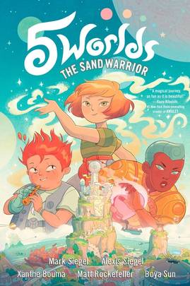 5 Worlds Book 1: The Sand Warrior's front cover