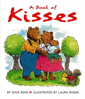 A Book of Kisses Board Book's front cover