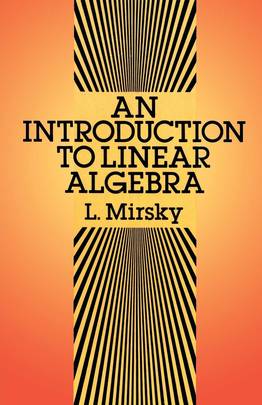 An Introduction to Linear Algebra (Dover Books on Mathematics)'s front cover