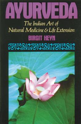 Ayurveda's front cover