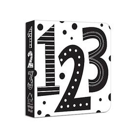 Baby’s First High Contrast Board Book: 123's front cover