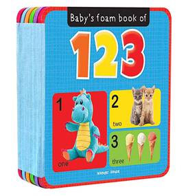 Baby's Foam Book of 123's front cover