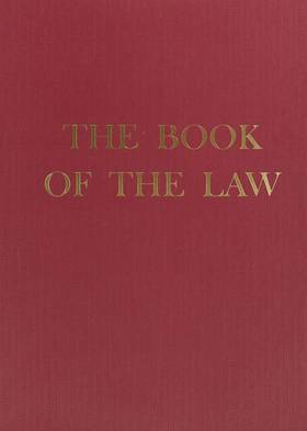 Book of the Law's front cover
