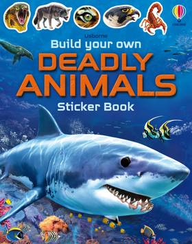Build your own deadly animals - Sticker book's front cover