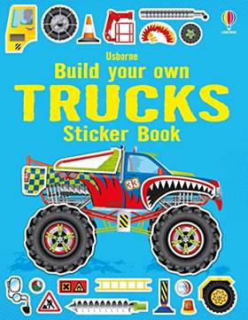 Build Your Own Trucks Sticker Book's front cover