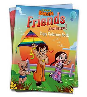 Chhota Bheem - Friends Forever: Copy Coloring Book For Kids's front cover