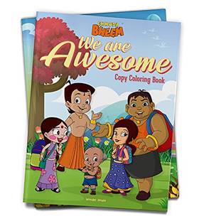 Chhota Bheem - We are Awesome: Copy Coloring Book For Kids