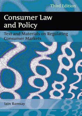 Consumer Law and Policy's front cover