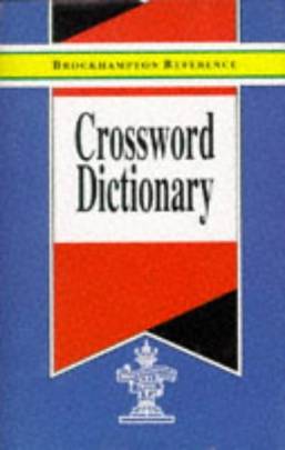 Crossword dictionary's front cover