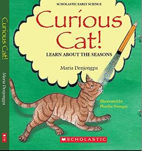 Curious Cat! Learn About The Seasons [Hardcover] Maria Dengongjpa