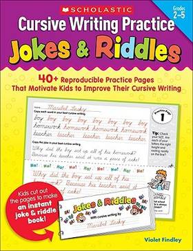 Cursive Writing Practice: Jokes & Riddles's front cover