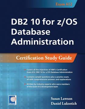 DB2 10 for Z/OS Database Administration's front cover