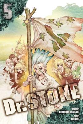 Dr. STONE, Vol. 5's front cover