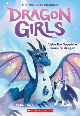 DRAGON GIRLS #5: AISHA THE SAPPHIRE TREASURE DRAGON's front cover