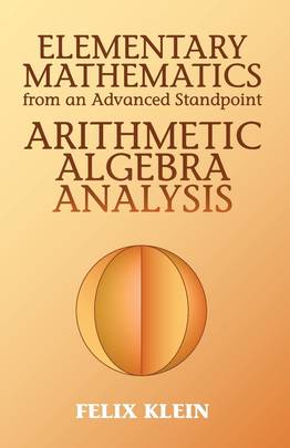 Elementary Mathematics from an Advanced Standpoint's front cover
