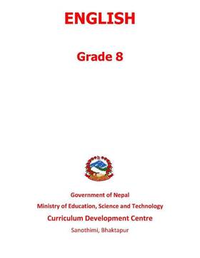 English: Grade 8's front cover