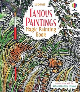 Famous Paintings - Magic Painting Book's front cover