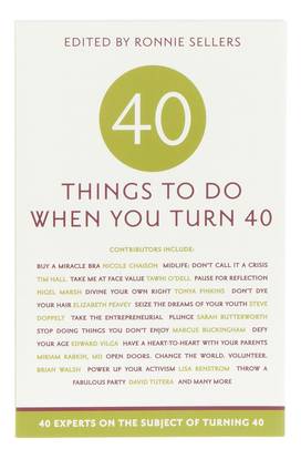 Forty Things to Do When You Turn Forty's front cover