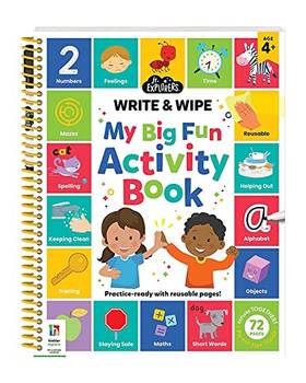 Hinkler Junior Explorers My Big Fun Activity Book, Multicolor's front cover