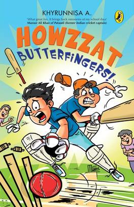 Howzzat Butterfingers!'s front cover