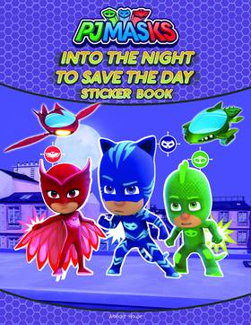 Into The Night To Save The Day Stickers Book : Fun Activity Books For Kids