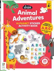 Junior Explorers: Animal Adventures Alphabet Activity Book