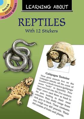 Learning About Reptiles (Dover Little Activity Books)'s front cover