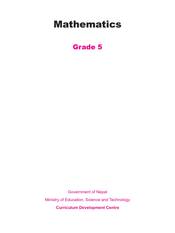Mathematics: Grade 5