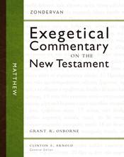 Matthew (1) (Zondervan Exegetical Commentary on the New Testament)