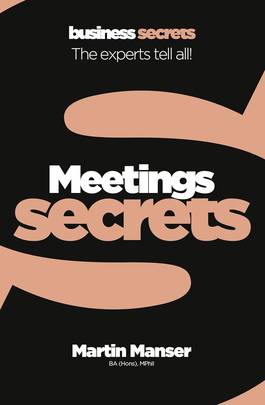Meetings (Collins Business Secrets)'s front cover