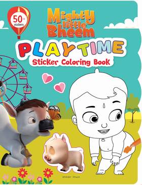 Mighty Little Bheem - Playtime : Sticker And Coloring Fun Activity Book's front cover