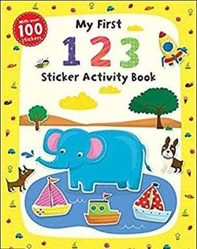 MY FIRST 1 2 3 STICKER ACTIVITY BOOK's front cover