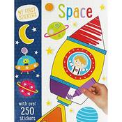 【中商原版】启蒙认知 宇宙 英文原版 My First Stickers Space 贴纸活动书 3-6岁