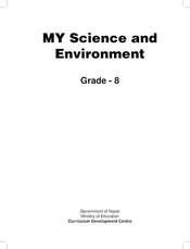 My Science and Environment: Grade 8